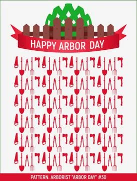 Arborist Arbor day Stock Illustration