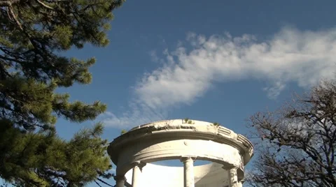 Arbour on sublimities, Crimea Stock Footage 33466684