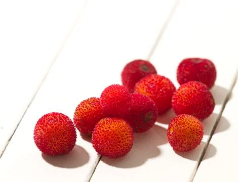 Arbutus fruit Stock Photos