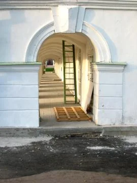 Arc and staircase Stock Photos