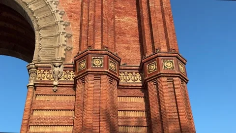 Arc de Triomf in Barcelona Stock Footage 325745773