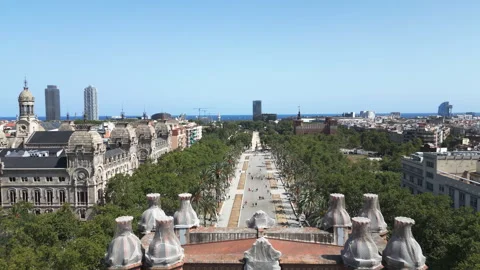 Arc de Triomf, Barcelona, Spain - 06 Stock Footage 273398415