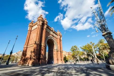 Arc de Triomf, Barcelone, Spain Stock Photos