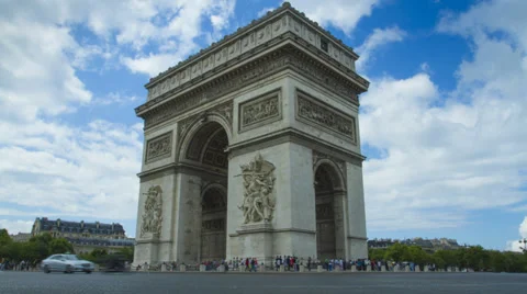 Arc de Triomph Stock Footage 39947595
