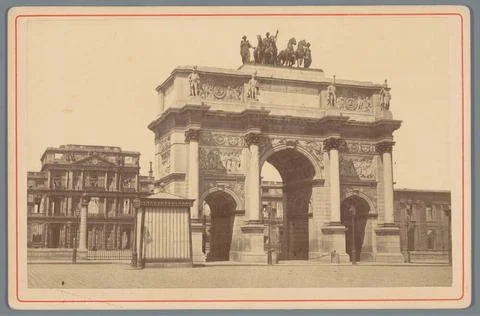 Arc de Triomphe of Carousel in Paris. . Copyright: xpiemagsx rmxl19062021p... Foto stock