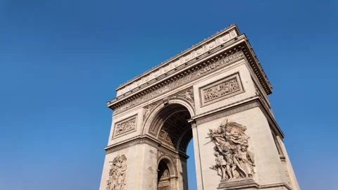 The Arc de Triomphe de l&amp;#039;toile, Paris, France Vídeos de archivo 323188924