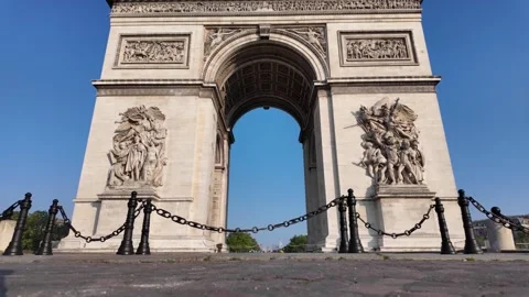 The Arc de Triomphe de l&amp;#039;toile, Paris, France Vídeos de archivo 323188939