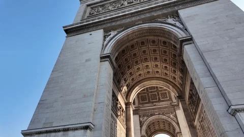 The Arc de Triomphe de l&amp;#039;toile, Paris, France Vídeos de archivo 323188944
