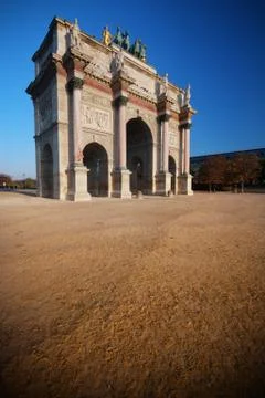 Arc de Triomphe du Carrousel Foto stock