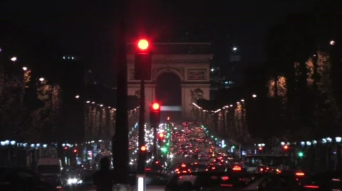 Arc de Triomphe Stock Footage 544379
