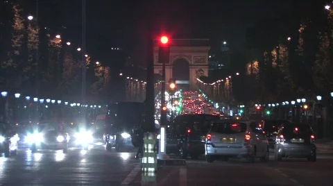 Arc de Triomphe Stock Footage 544381