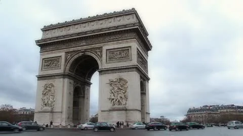 Arc De Triomphe 動画素材 10726301