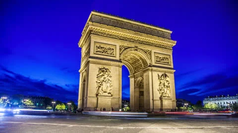 Arc de Triomphe 库存影片 25853597