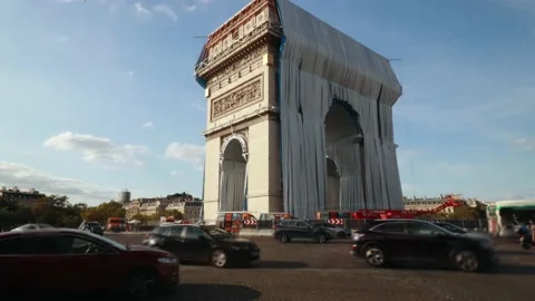 Arc de Triomphe Stock Footage 162010192
