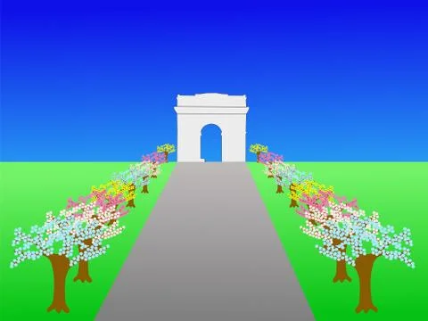 Arc de triomphe Stock Illustration