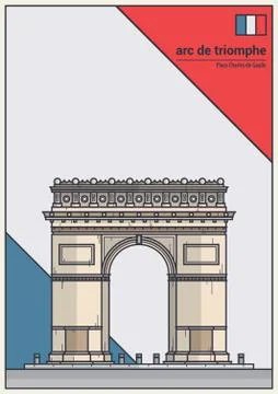Arc De Triomphe Stock-Illustration