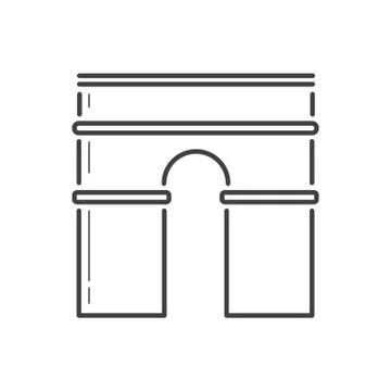 Arc De Triomphe Illustrazione stock