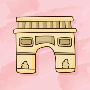 Arc De Triomphe イラスト素材