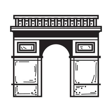 Arc De Triomphe Stock Illustration