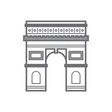 Arc De Triomphe Illustrazione stock