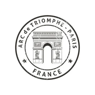 Arc De Triomphe 스톡 일러스트