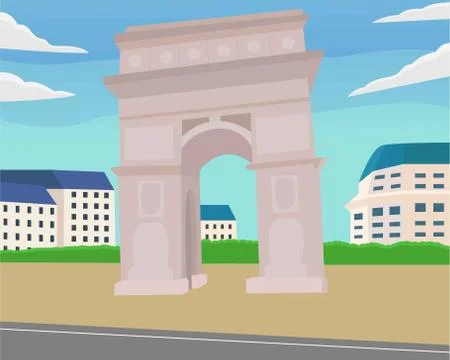 Arc de triomphe Stock Illustration