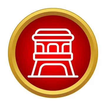 Arc de triomphe monument building vector icon design Stockillustratie
