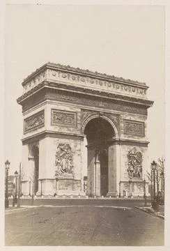 Arc de Triomphe in Paris; Arc de Triomphe. Part of travel album European c... Foto stock