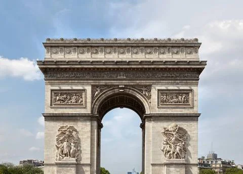 The Arc de Triomphe in Paris The Arc de Triomphe in Paris Copyright: xZoon... Stock-Fotos
