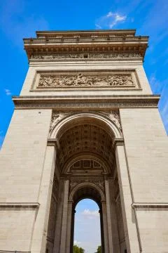Arc de Triomphe in Paris Arch of Triumph Foto stock