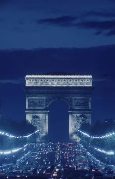 Arc De Triomphe, Paris, Ile-De-France, France Stock Photos