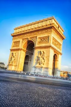 Arc de triomphe in paris, Stock Photos