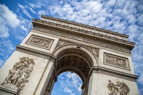 Arc de Triomphe in Paris Foto stock