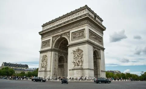 Arc de Triomphe, Paris Stock Photos
