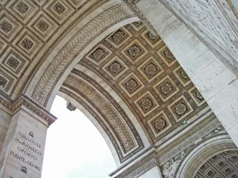 Arc de Triomphe, Paris Stock Photos