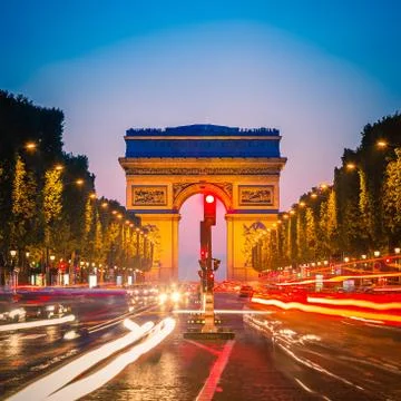 Arc de Triomphe, Paris 写真素材
