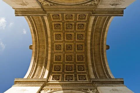 The arc de triomphe Stock-Fotos