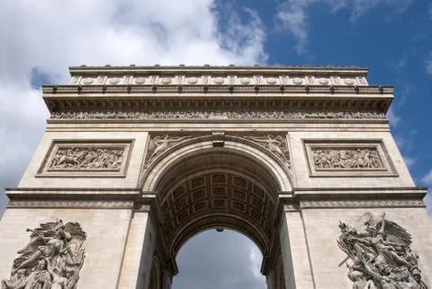 Arc de triomphe Stockfoto's