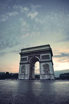 The Arc de Triomphe Stock-Fotos