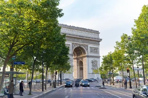 Arc de Triomphe. Stock Photos