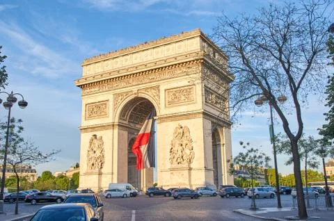 Arc de Triomphe. Stock Photos