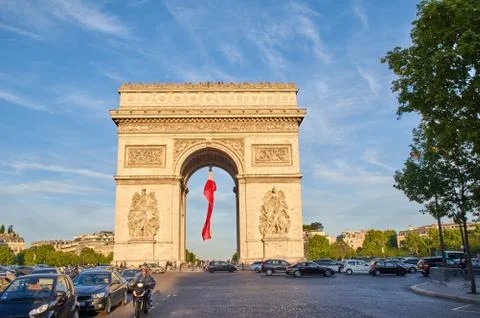 Arc de Triomphe. 写真素材