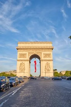 Arc de Triomphe. Stock Photos