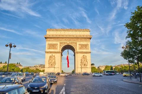 Arc de Triomphe. Stock Photos
