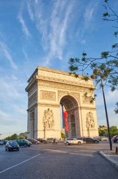 Arc de Triomphe. Stock Photos