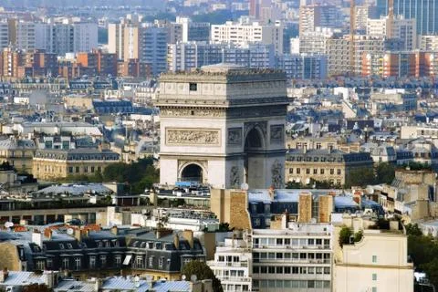 Arc de Triomphe. Stock Photos