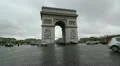 Arc de Triomphe Traffic. HD Footage