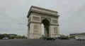 Arc de Triomphe with Traffic. HD Footage