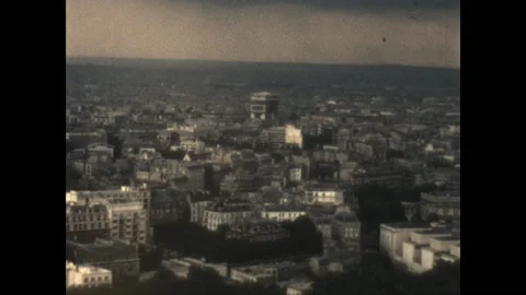 Arc De Triomphe Zoom 1962 Stock Footage 148129646