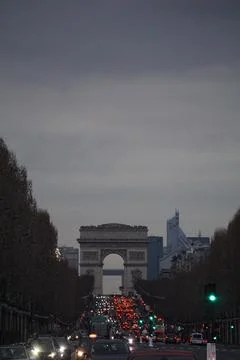Arc de Triumph in Paris Stock Photos